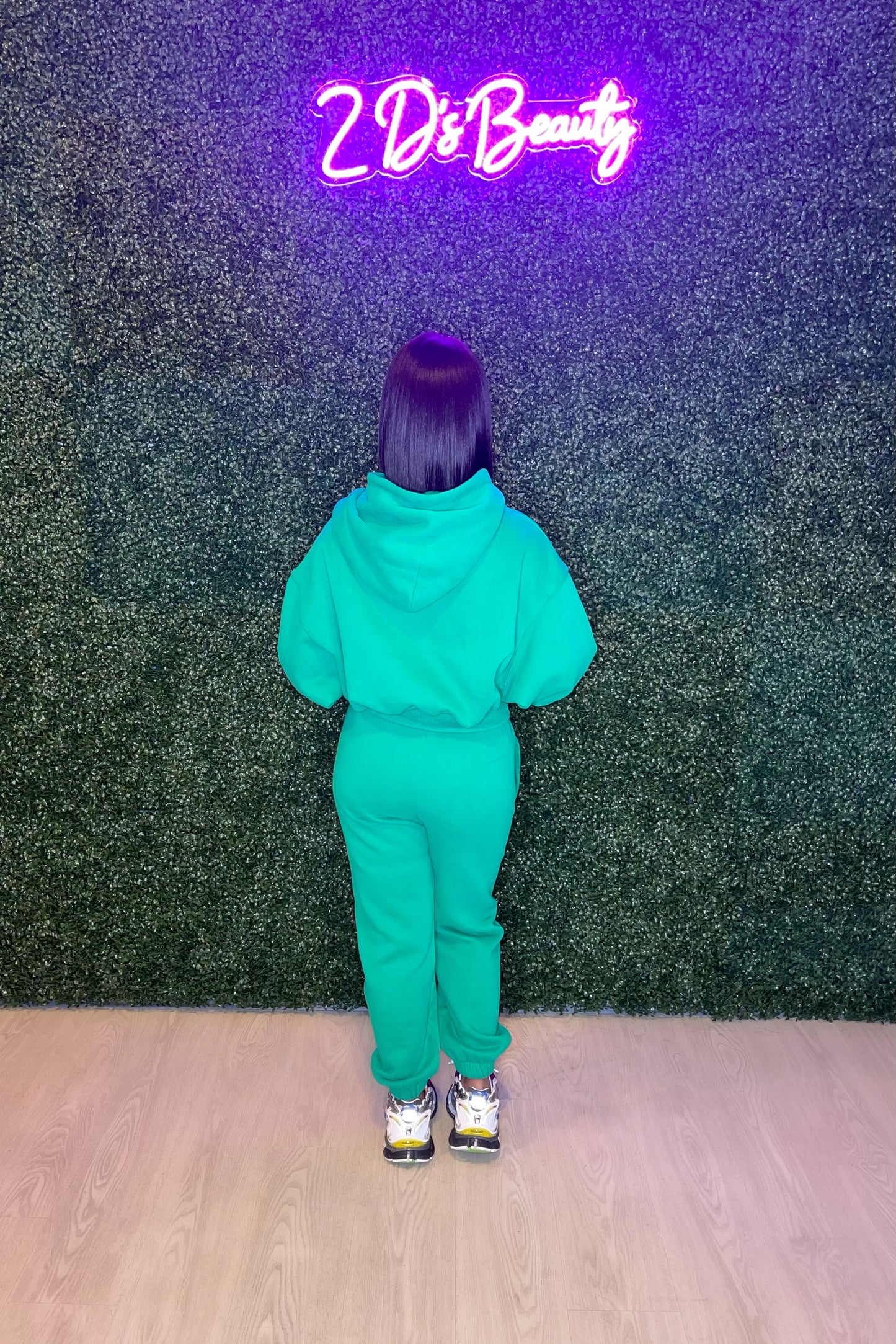 Green Sweat Cute Set
