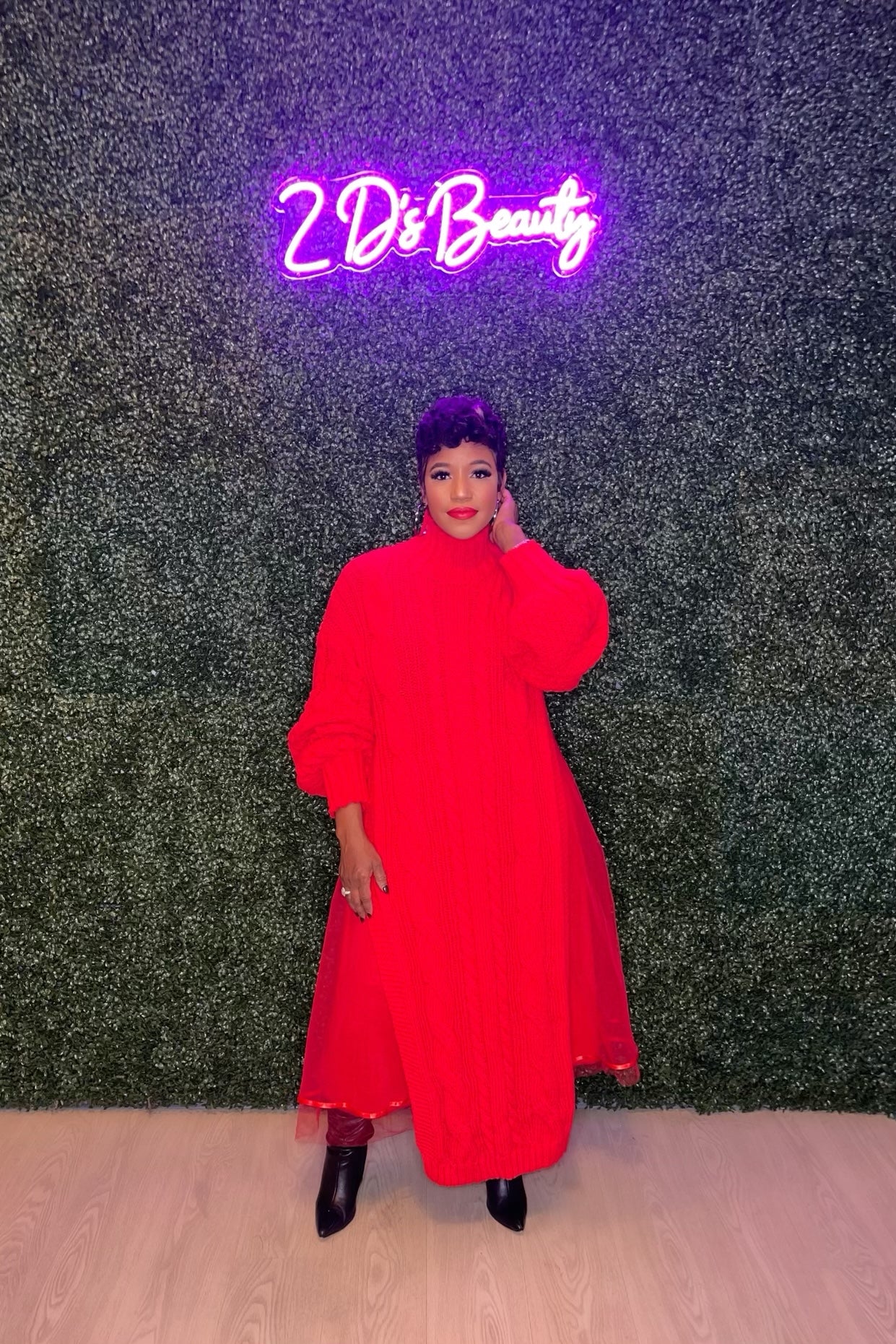 Red Winter Maxi