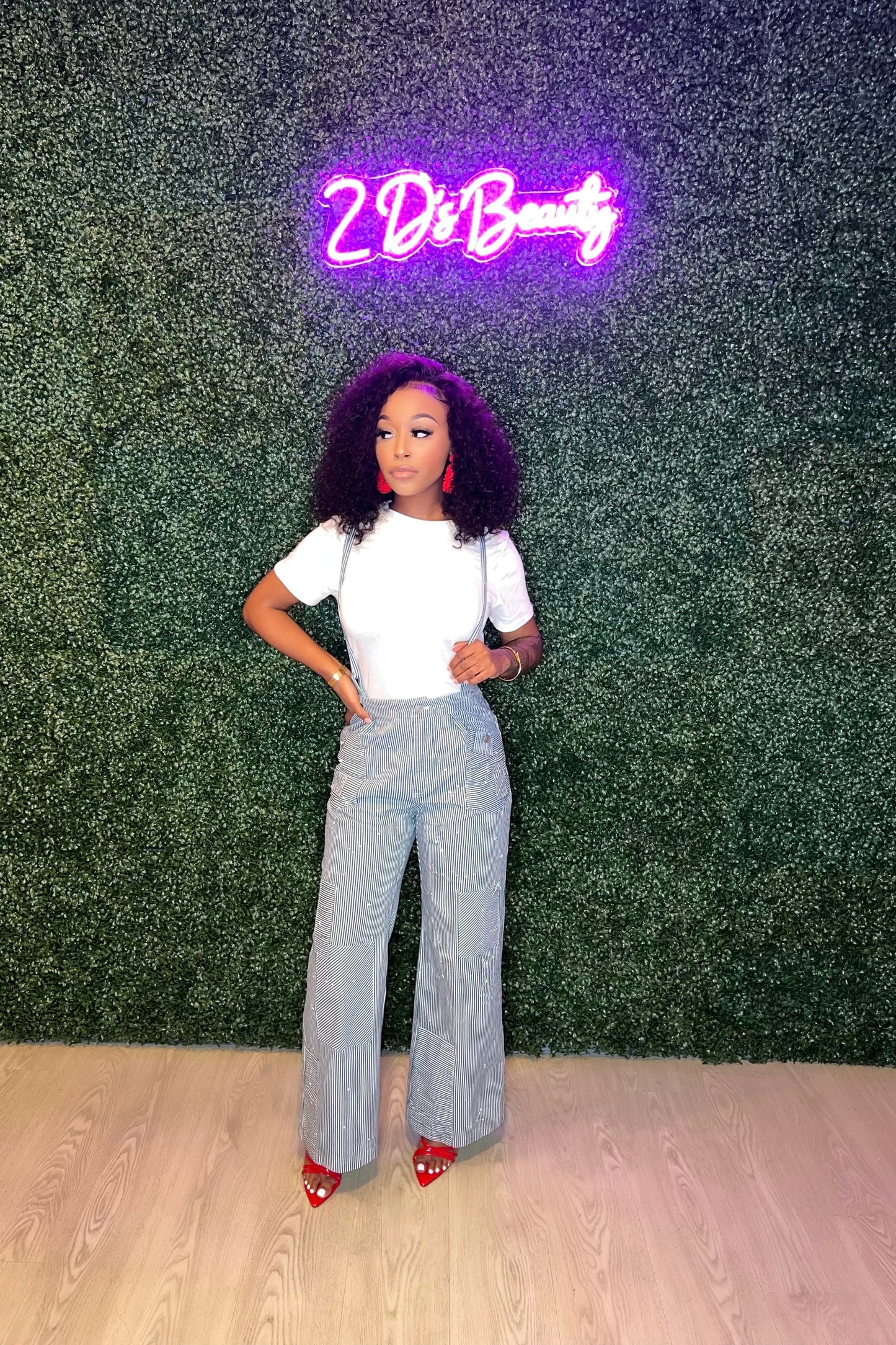 Sailor Style Denim Overall