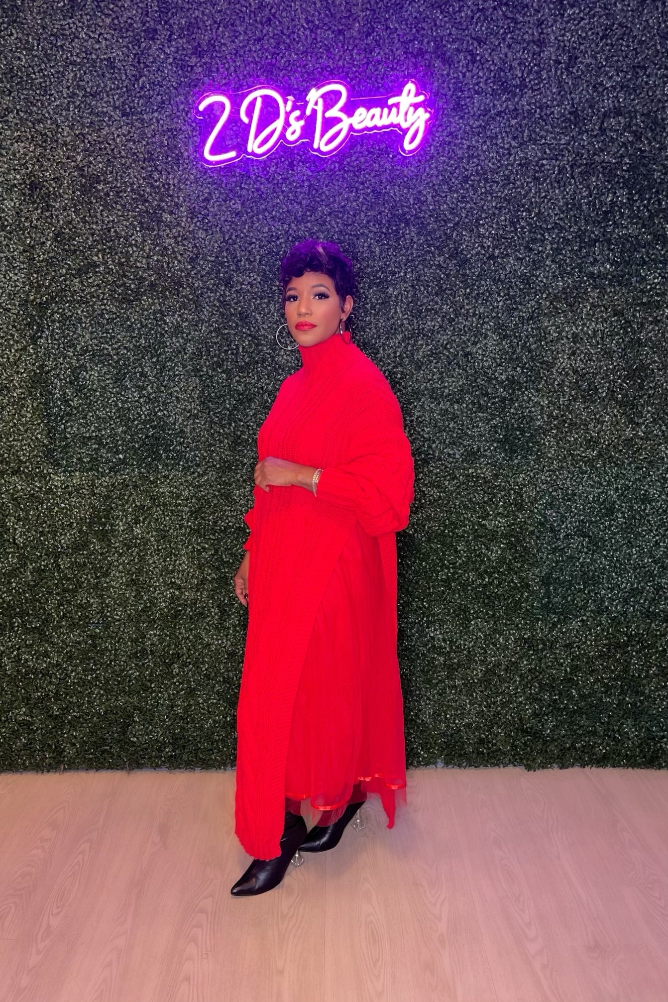 Red Winter Maxi