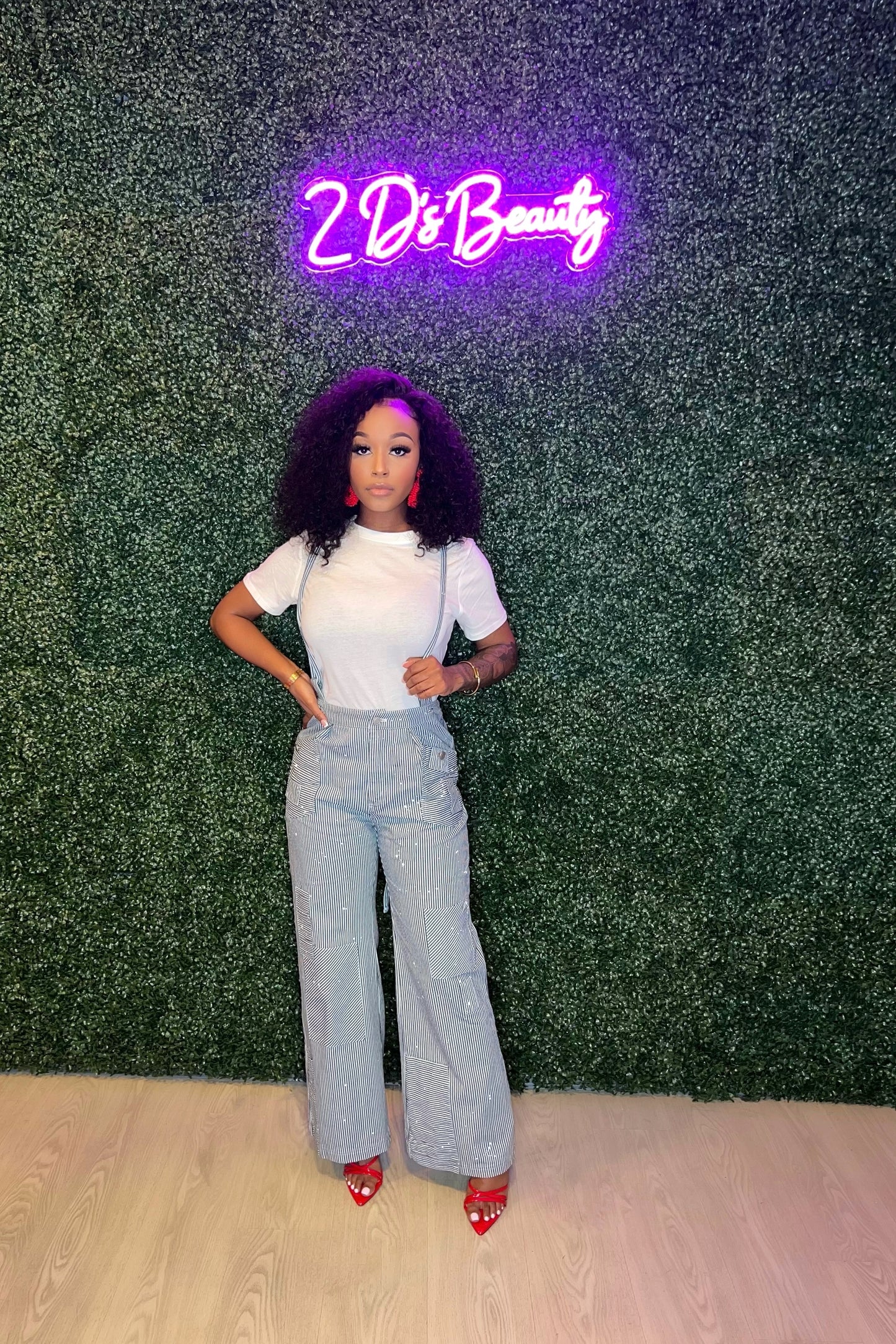 Sailor Style Denim Overall