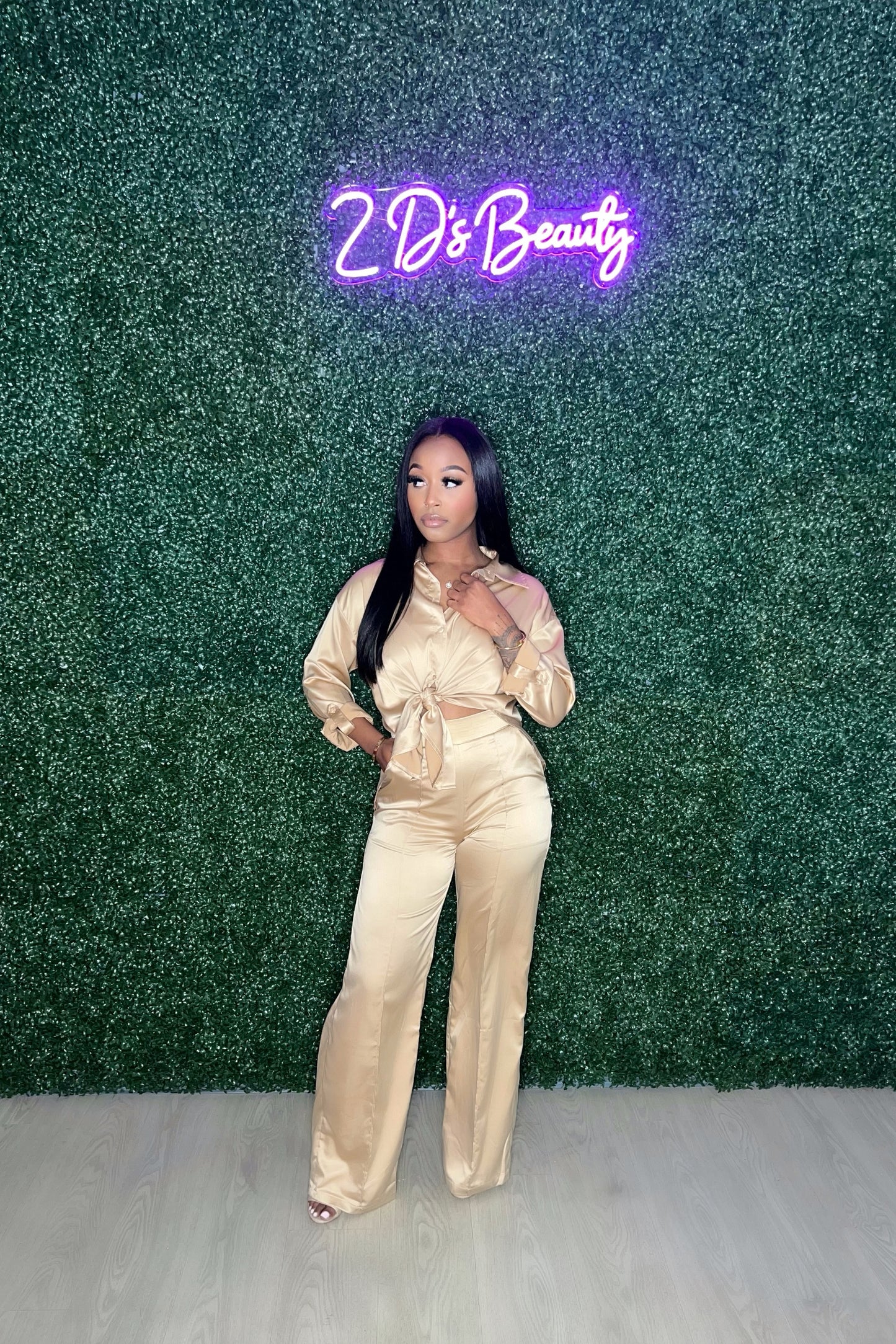 Satin Gold Jazz Set