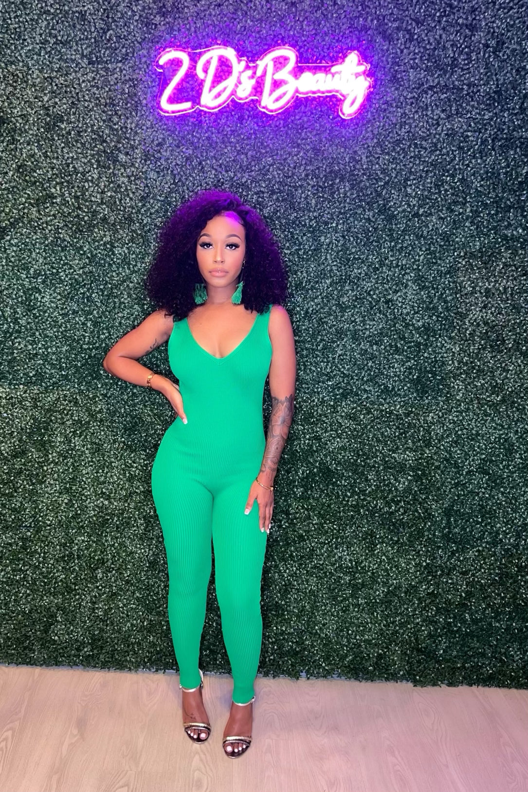 Green Body Baby Jumpsuit