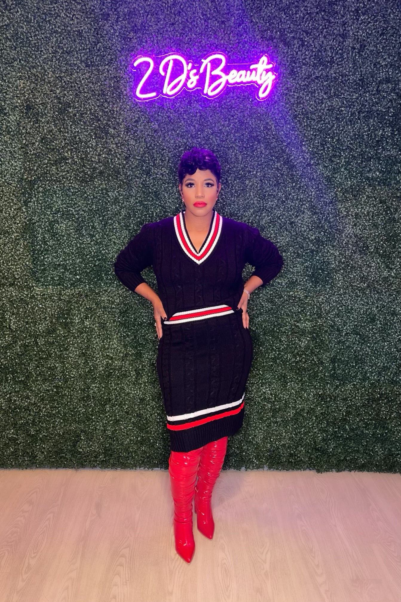 Two Piece College Fling Skirt Set