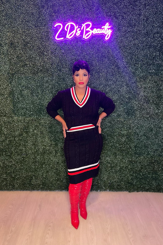 Two Piece College Fling Skirt Set