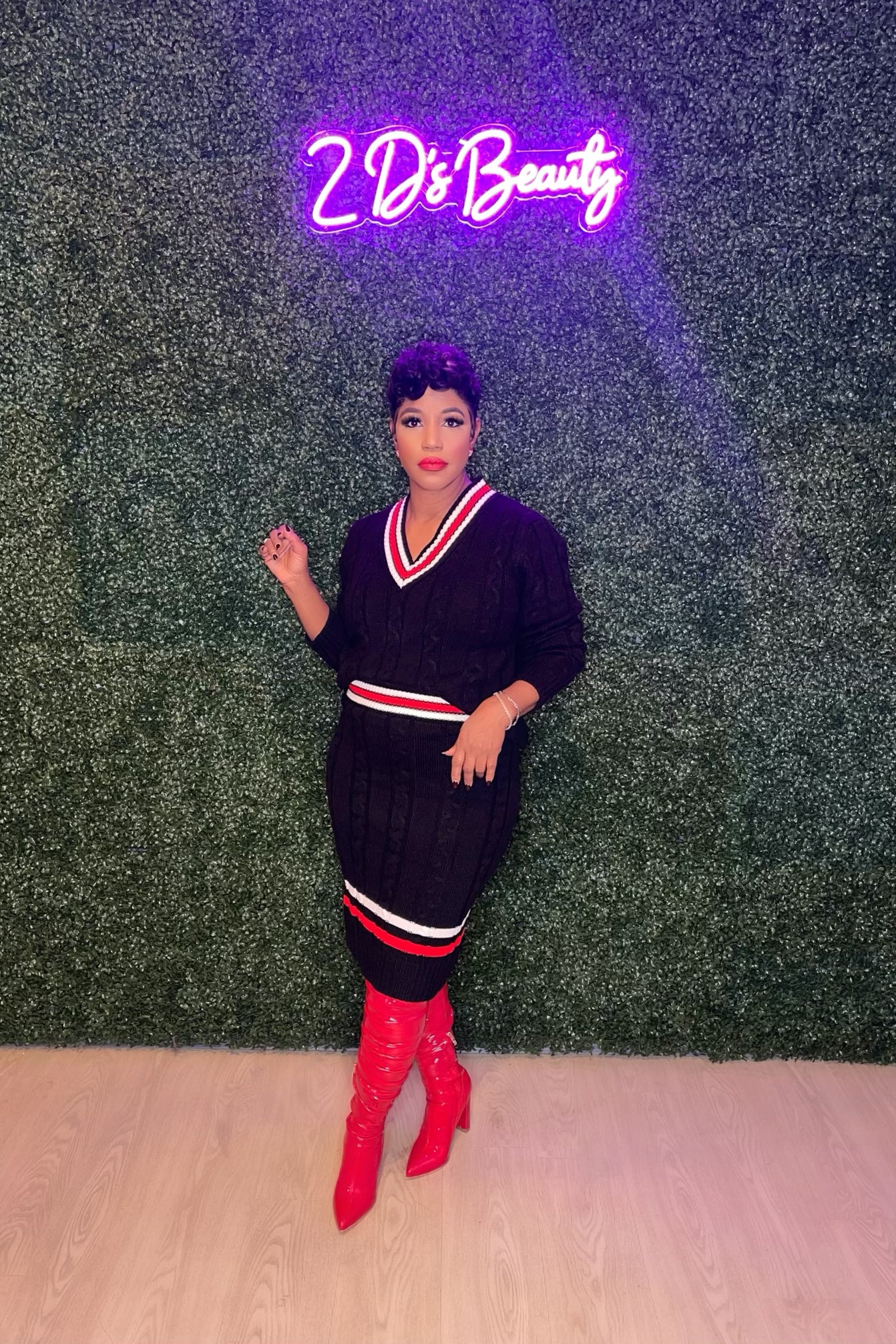 Two Piece College Fling Skirt Set