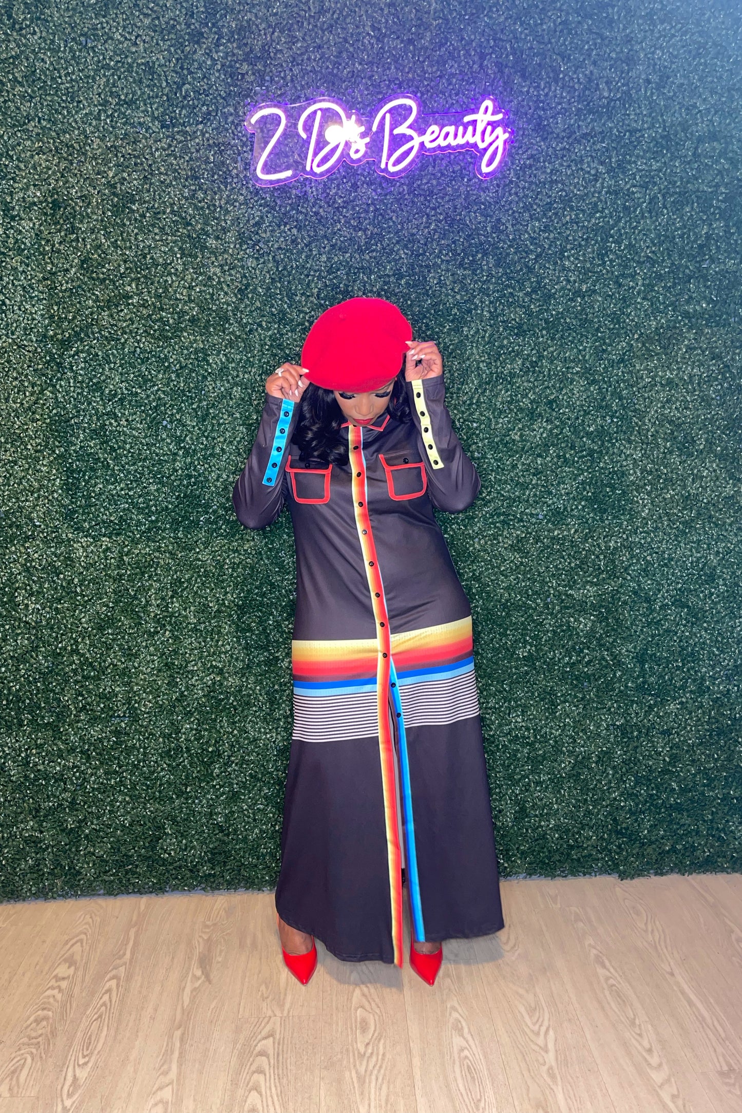 Maxi Rainbow Black