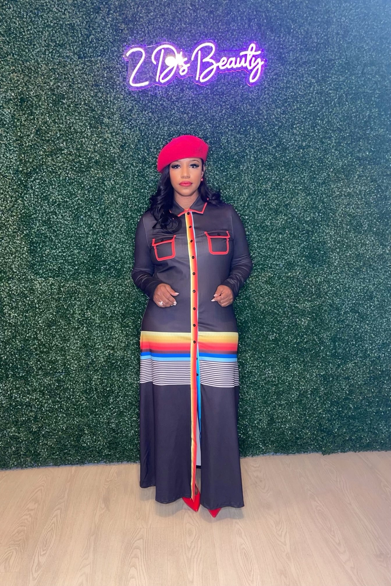 Maxi Rainbow Black