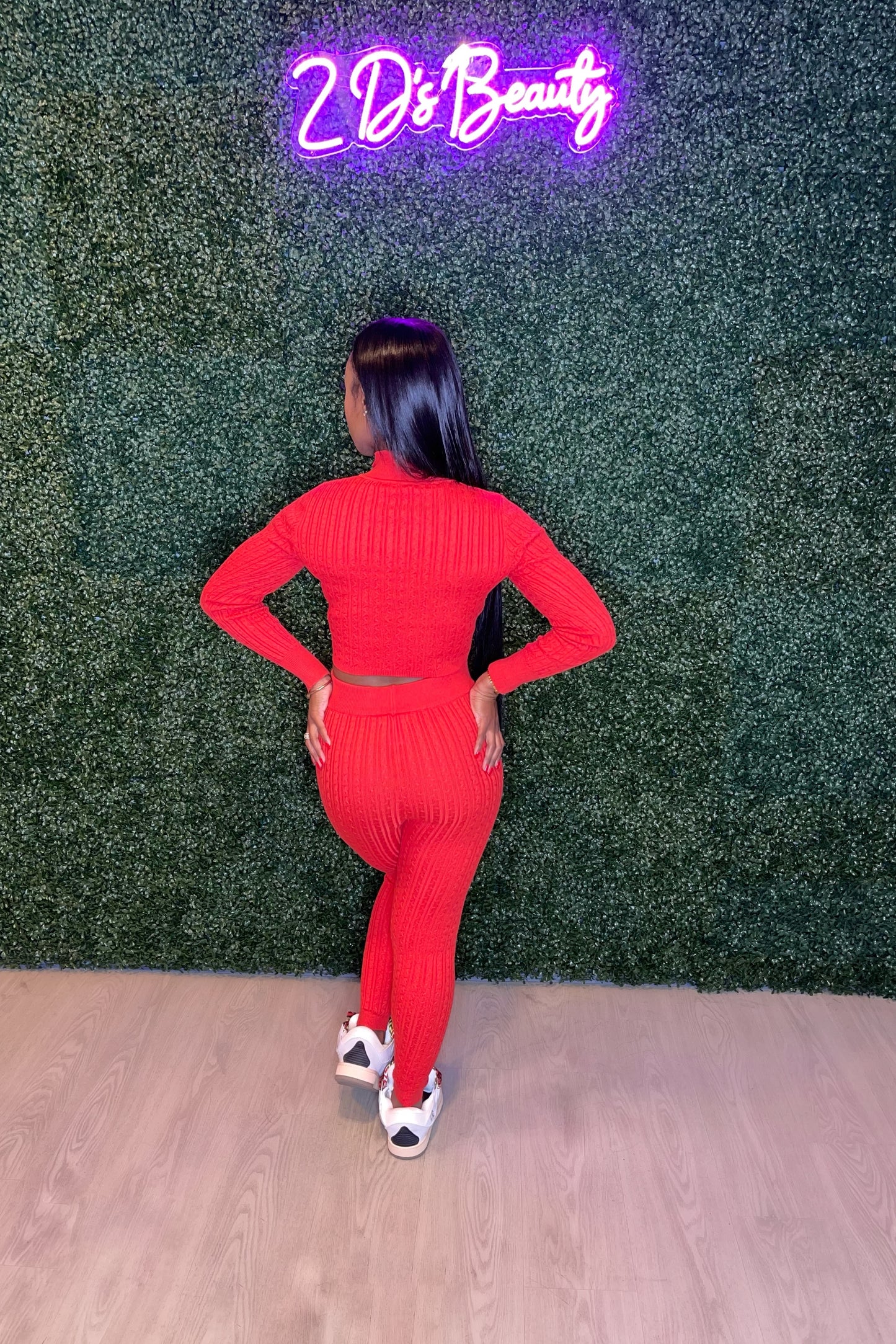 Burnt Orange Active Two Piece Set