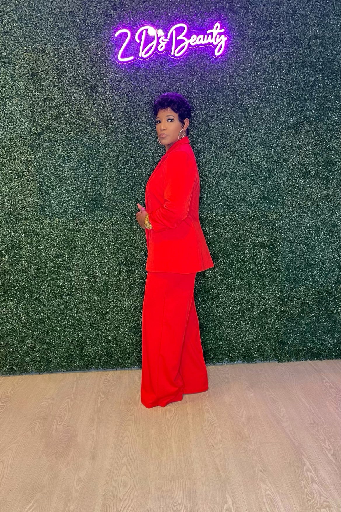 3pc Red Hot Fire Suit