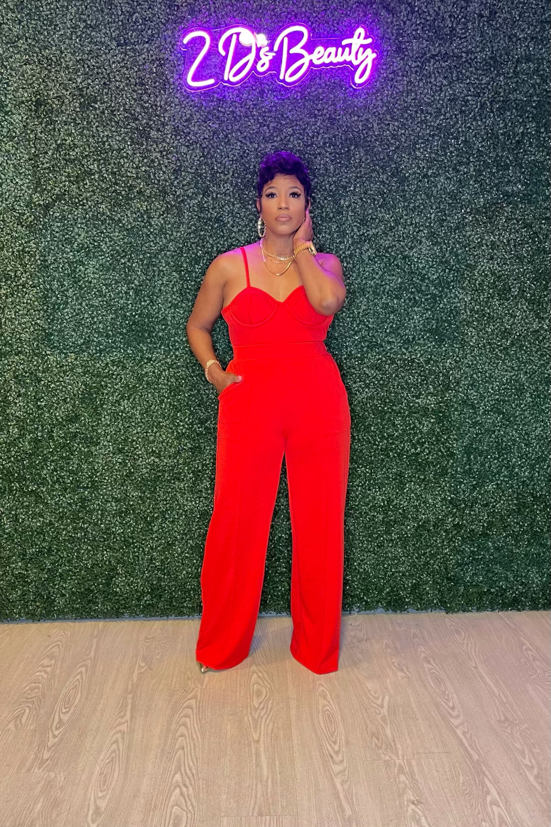 3pc Red Hot Fire Suit