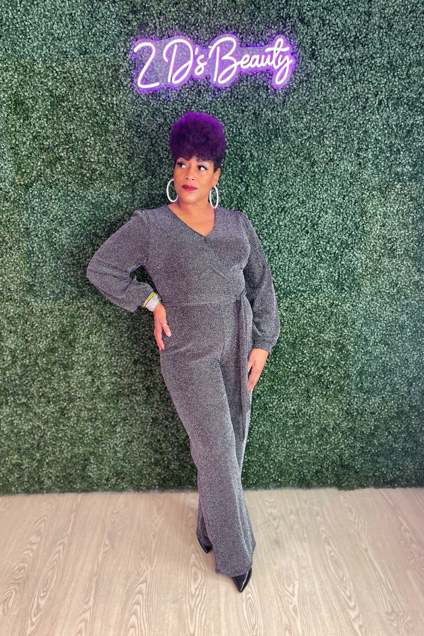 Shimmer Plus Jumpsuit