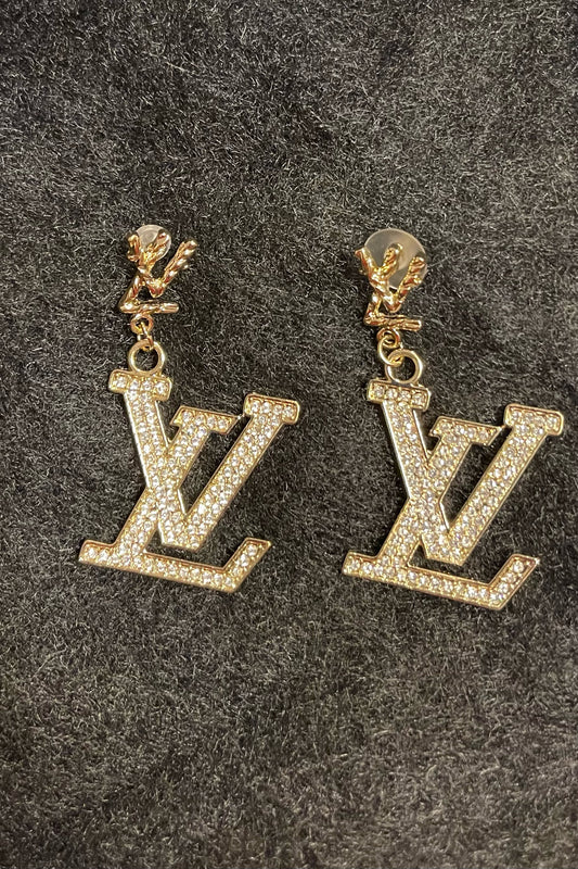 LV Bling Earrings