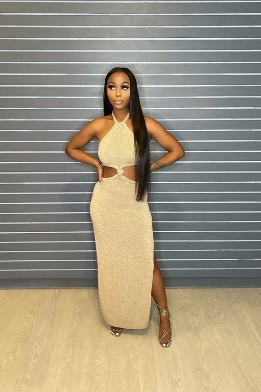 Sandy Slit Maxi Summer Dress